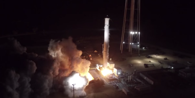 Watch SpaceX Test-Fire Its Upgraded Falcon 9 Rocket Engine