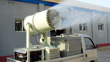 Beijing Deploys Giant Deodorant Cannons to Freshen Up City Landfill