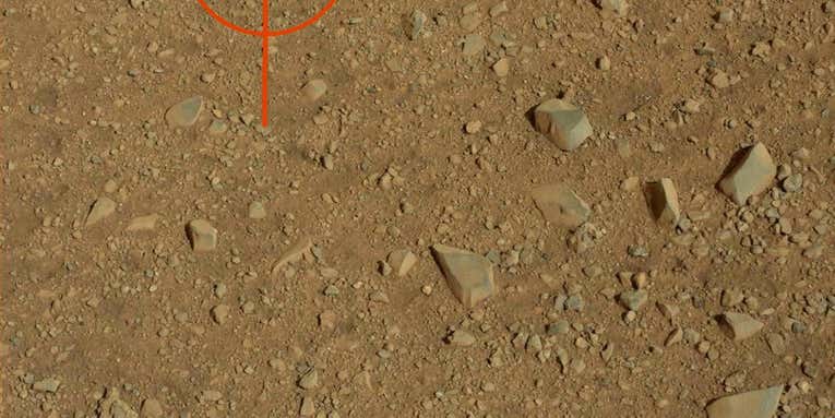 Innocent Martian Rock Tweets As It’s Zapped by Curiosity