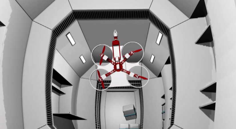 Watch This Zero G NASA Drone Concept Fly And Climb Through The Space Station