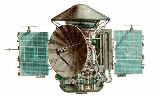 The Soviet Mars Program was a string of mixed successes and failures launched between 1960 and 1973 in an attempt to put unmanned spacecraft in orbit around and on the surface of Mars. Some found orbit but failed to soft-land their descent modules. Some missed orbit completely. But Mars 3 should be recognized for making the first successful soft-landing on the Martian surface even if the mission lasted all of 20 seconds. After the failure of the identical Mars 2 mission to soft-land its descent module just a few days prior, Mars 3 managed to put its descent module on the proper downward trajectory. Atmospheric braking, parachutes, and retrorockets combined to slow the lander adequately, and after a 4.5-hour descent it landed--in the middle of a massive dust storm. No one can be sure, but mission controllers speculate that these storms were the reason the Mars 3 lander was only able to establish a line of communication with Earth for a mere 20 seconds before its instruments stopped working. The Mars 2 and Mars 3 orbiters continued to ring the planet for the next year, returning a wealth of topographic and atmospheric data, so the missions weren't a total loss for the program. And Mars 3 proved that, with a little better luck, the Martian surface was within reach of robotic spacecraft.