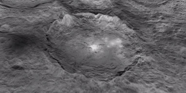 What Are The Mysterious Glowing Spots On Ceres?