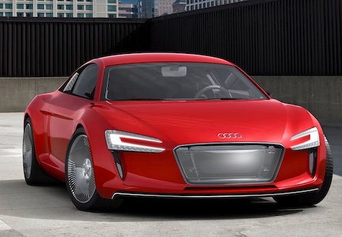 At the Frankfurt show this year, Audi is showing off the E-Tron, a sports-car concept powered by four electric motors, together producing 3,319 pounds-feet of torque -- more than an M47 Patton tank.