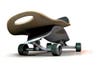 With a large fiberglass spring beneath its deck, the only two-tiered skateboard smoothes your ride. The suspension absorbs shocks to keep you stable over bumps, steps or other obstacles. SoulArc Board $260; soularcboards.com
