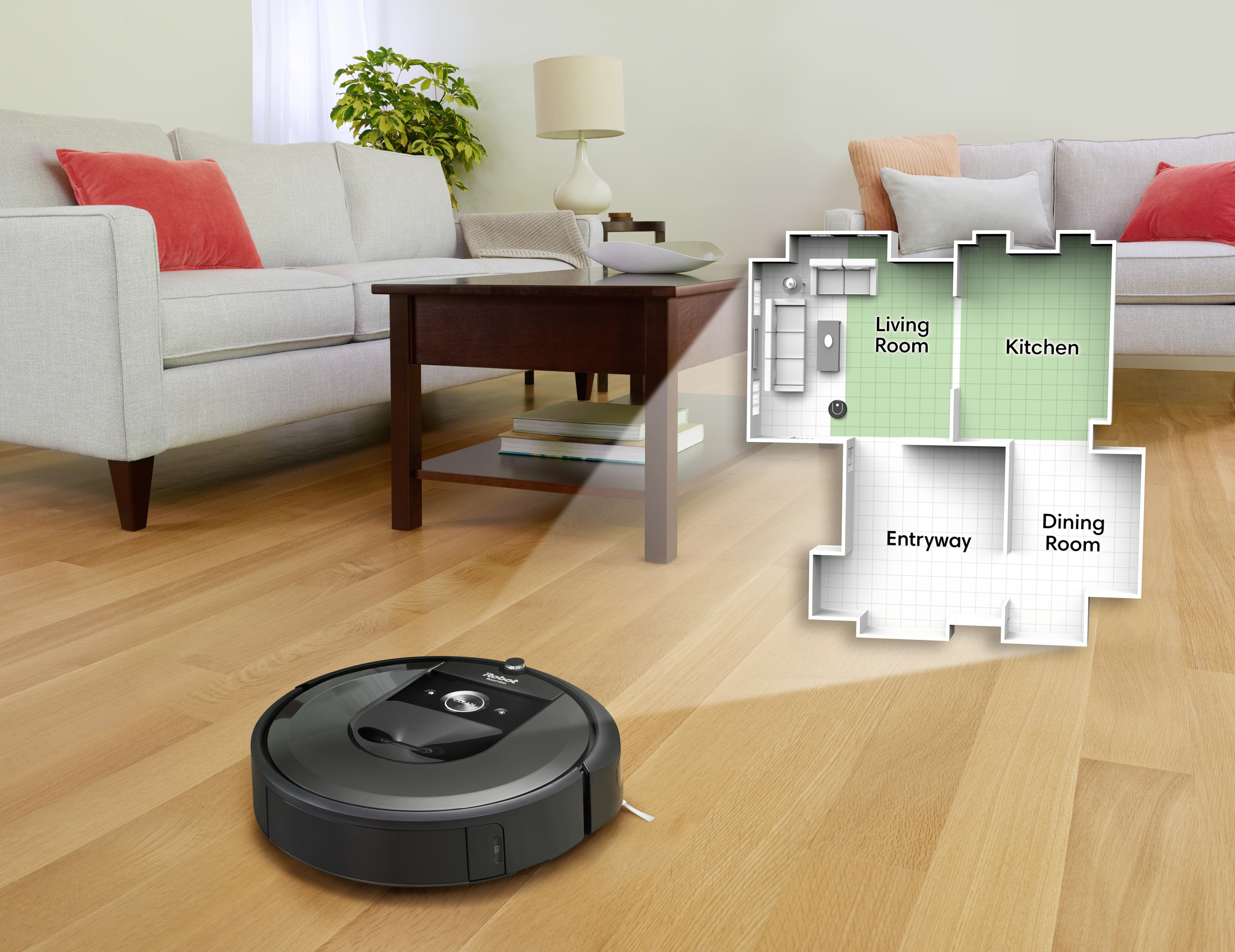 dårligt rør fatning Roomba's new robotic vacuum remembers your home's layout for quicker  cleaning