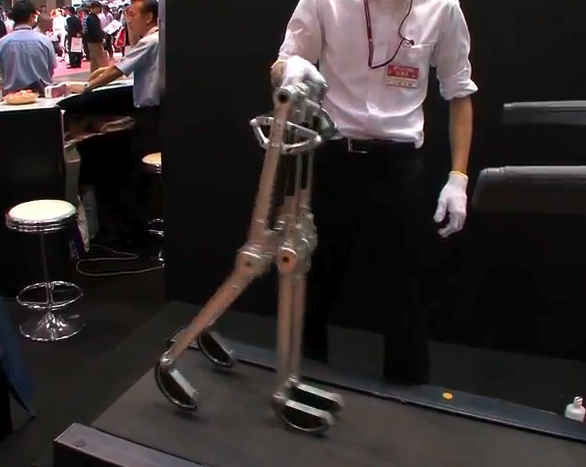 Passive-Walking Robot Can Stroll Downhill Forever With No Power Source