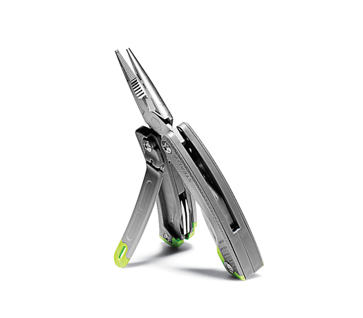 Gerber's multi-tool doubles as a tripod for smartphones and point-and-shoots as heavy as 12 ounces. Two three-inch rubber-tipped legs fold out to prop the tool upright. Photographers can mount a camera with a standard tripod screw or a phone with a silicone suction cup that adheres to the phone's surface. <a href="http://www.gerbergear.com/Outdoor/Tools/Steady-Tool_31-001043">Gerber Steady Multi-tool</a> <strong>$64</strong>