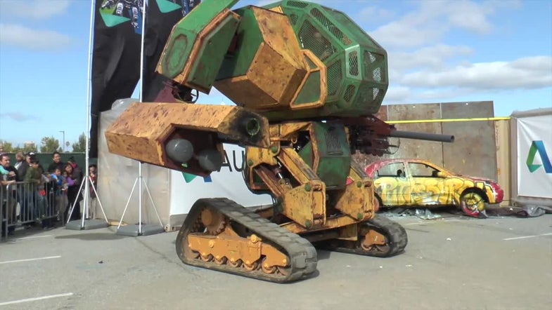 Real-Life Giant Fighting Robots? Yes Please!