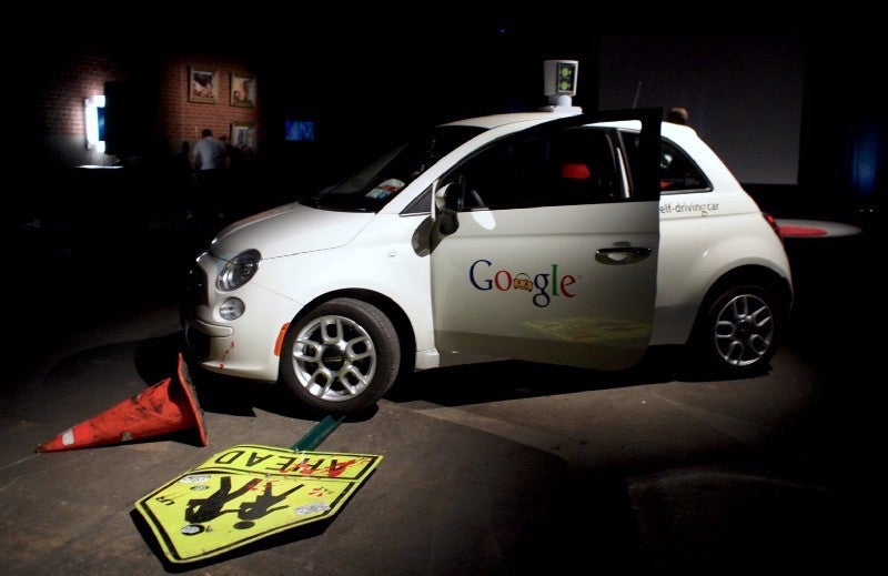 A Google self-driving car