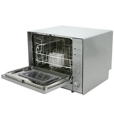 Barely larger than a microwave, this countertop dishwasher can wash four complete place settings with a fraction of the energy expended by regular-size washers. Even better, it wastes less water than washing by hand, granting you a legitimate excuse for your laziness. ** EdgeStar Countertop Dishwasher $190; <a href="http://edgestar.com">edgestar.com</a>**