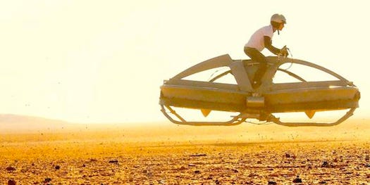 Video: A Real Working Hoverbike Zooms Across the Desert