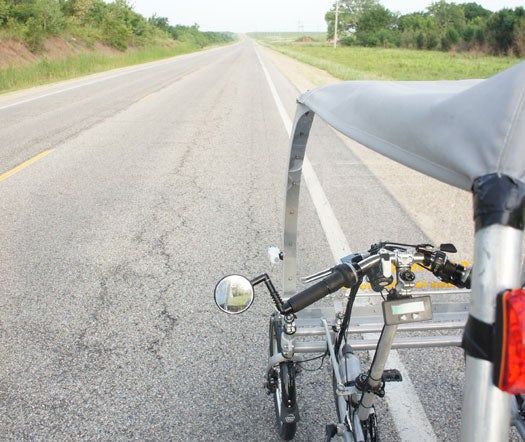 Snapshot taken on July 1, 2011 as the team passed their 2,000 mile mark.