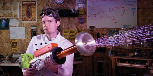 You Built What?!: A Tesla Coil Gun That Produces Foot-Long Sparks