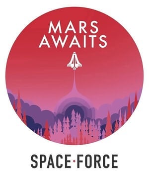 Space Force logo concepts Mars Awaits
