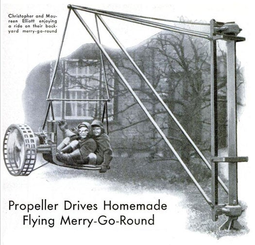 Homemade Flying Merry-Go-Round: May 1939
