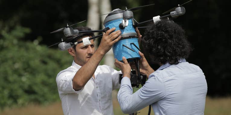 These brothers built a mine-sweeping drone