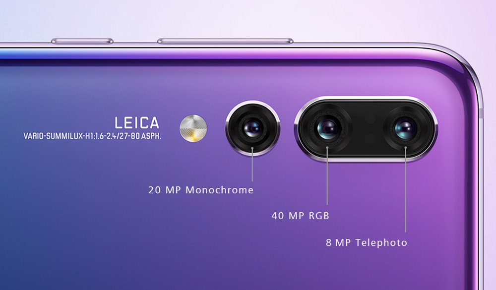 Huawei’s P20 Pro smartphone has three rear-facing cameras—here’s what each one does