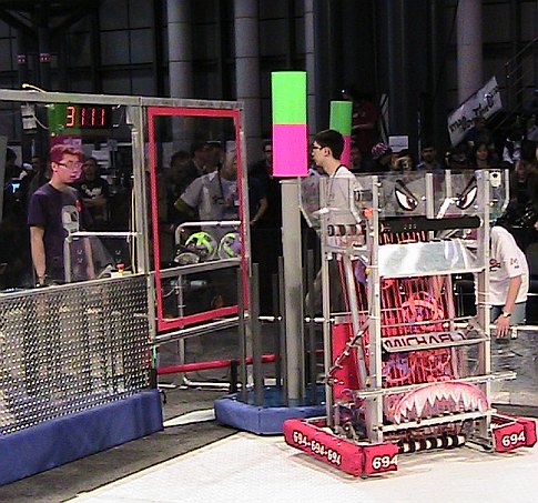 Robotic adventures at the FIRST competition