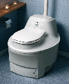 Some toilets, like this Biolet, make the process even more hands-off by doing the stirring for you with electric interior mixer bars, which are activated when you sit on, and then release, the toilet's seat. Automatic trap doors over the bowl also open when you sit down, which may confuse some stand-up male users.