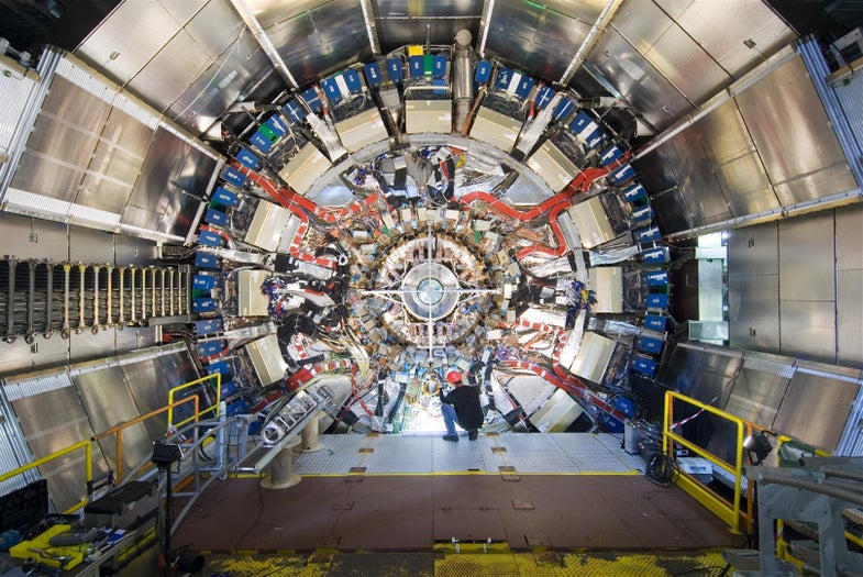 Large Hadron Collider Atlas experiment detector