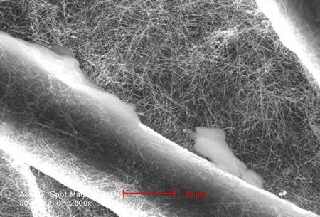 Electrified Cotton Filter Soaked in Nanotech Cheaply and Quickly Purifies Large Volumes of Water