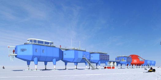 This Weird Antarctic Building Can Ski On Ice