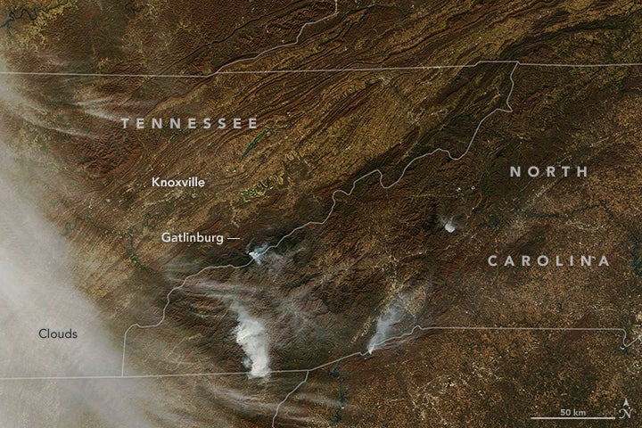 Why wildfires are suddenly ravaging the Southeast