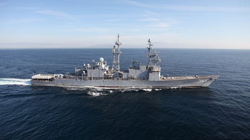 Decommissioned Spruance-class destroyer Paul F. Foster