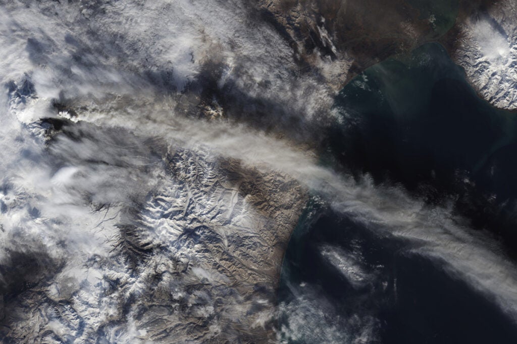 Big Pic: An Overactive Russian Volcano Covers Kamchatka In Ash