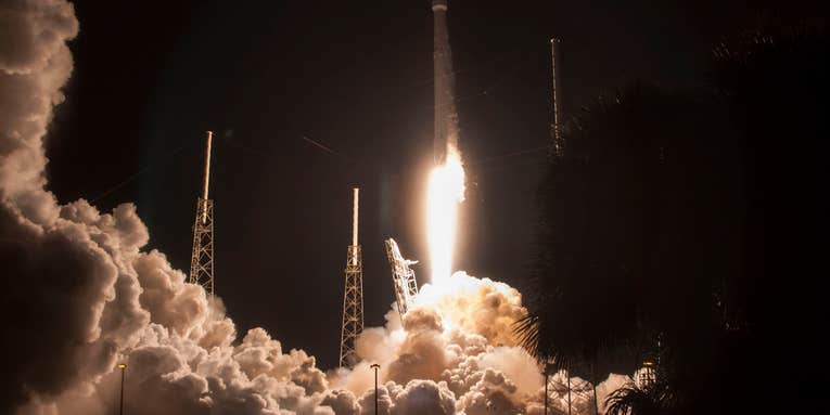 See Pictures And Video Of SpaceX’s Nighttime Launch And Landing
