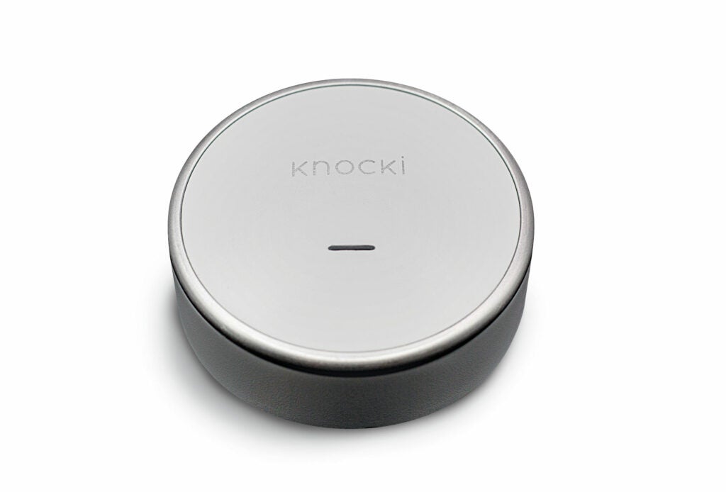 This puck translates knocks into commands. Knock a surface twice to turn on smart lights or call an Uber.