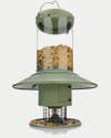 The AutoFeeder is the first programmable bird feeder. Birders can set the 21-inch device to dispense seeds four times a day in seconds-long intervals. That way they won't miss seeing winged visitors, and the feeder won't empty as quickly as a gravity-dependent design would.** Wingscapes AutoFeeder** <a href="http://www.wingscapes.com/birdfeeders">$130</a>