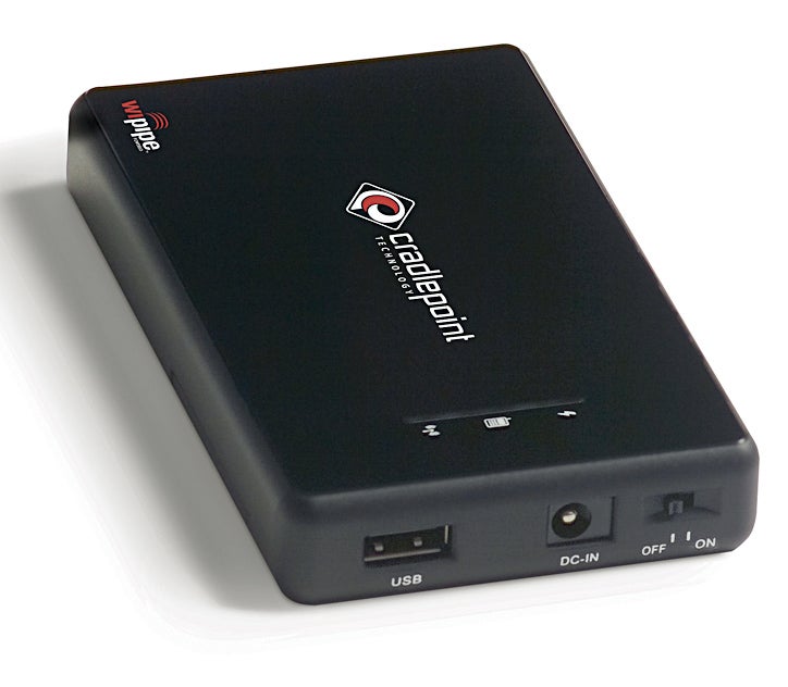 When you can't take being <em>at</em> home any longer, no need to hunt down Wi-Fi. Share your cellphone's Internet connection with your laptop—or all the laptops on the bus. This battery-powered router turns a phone into a wireless hotspot, which you can open to others or password-protect.<br />
CradlePoint PHS300 $180; <a href="http://cradlepoint.com">cradlepoint.com</a>