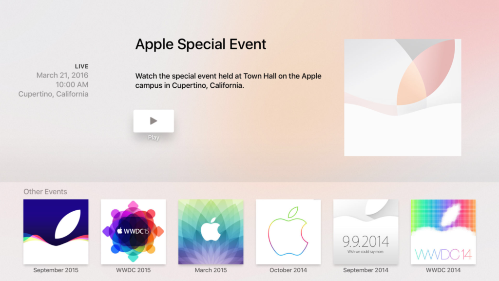 Apple event 2016