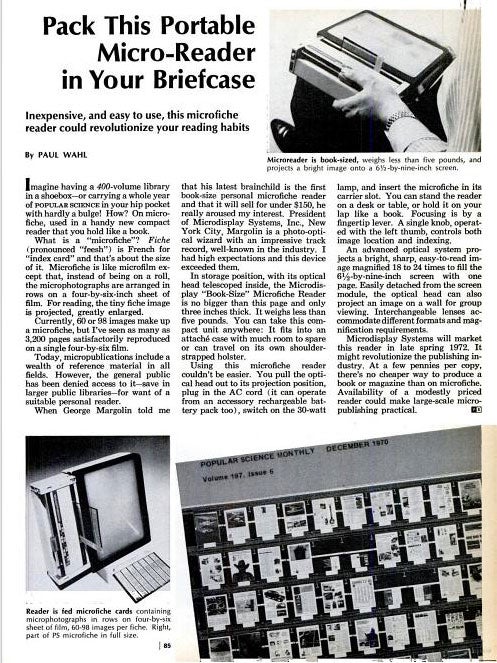Early E-reader: February 1972