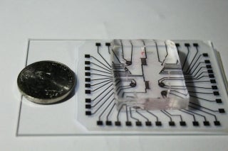 This low cost lab-on-a-chip could make diagnosing diseases in low income countries cheaper and more common - saving lies.