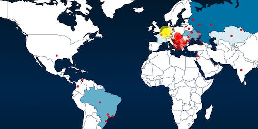 Watch Cyberattacks Spread Across The Globe In Real Time [Infographic]