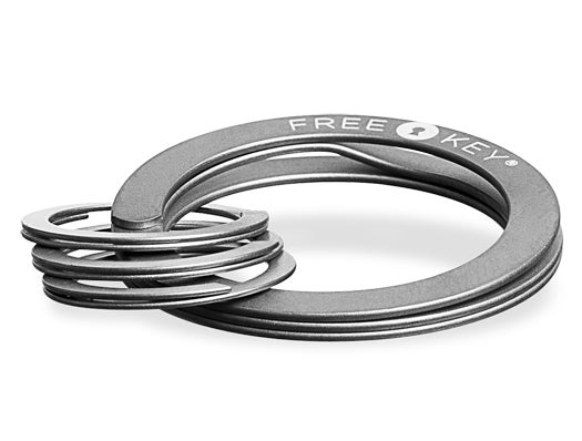Steel FreeKey key ring