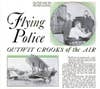 Flying Police: August 1933