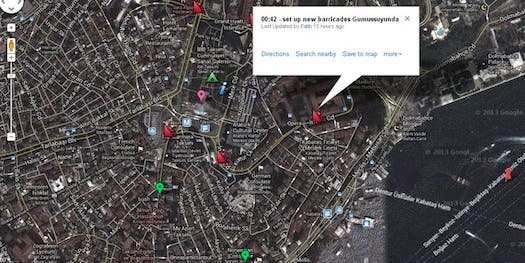 Big Pic: How Turkish Protesters Use Google Maps To Track Police