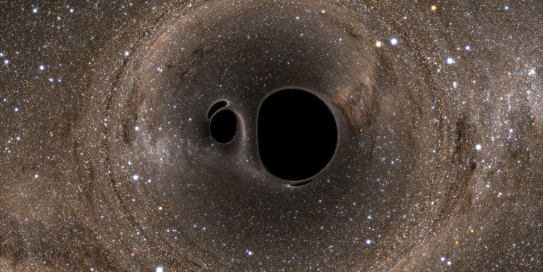 Big Pic: Simulated Black Hole Collision Shreds The Milky Way [ANIMATED]