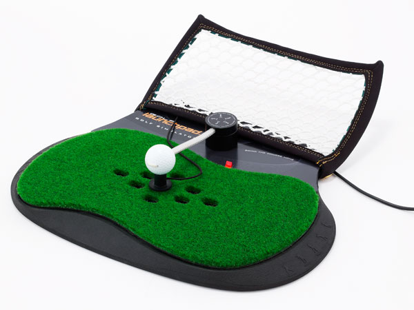 Play along with Tiger. This golf simulator plugs into DVRs equipped with a USB port. Optical sensors in the turf measure the angle and speed of your shot, which is then superimposed on real tournaments you've recorded. Golf Launchpad Tour $200; <a href="http://electricspin.com">electricspin.com</a>
