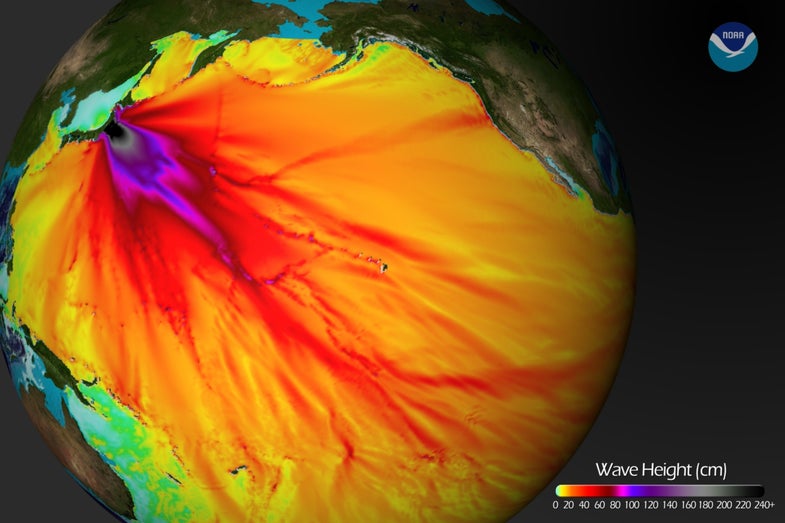 NOAA Video Shows Earthquake Tremors Propagating Across the World