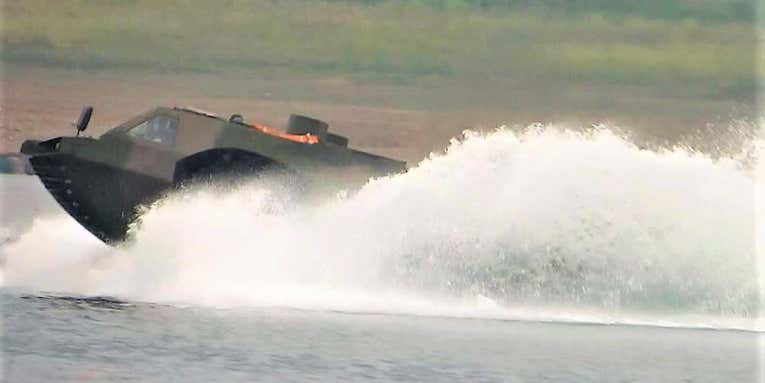 China is building the world’s fastest amphibious fighting vehicle