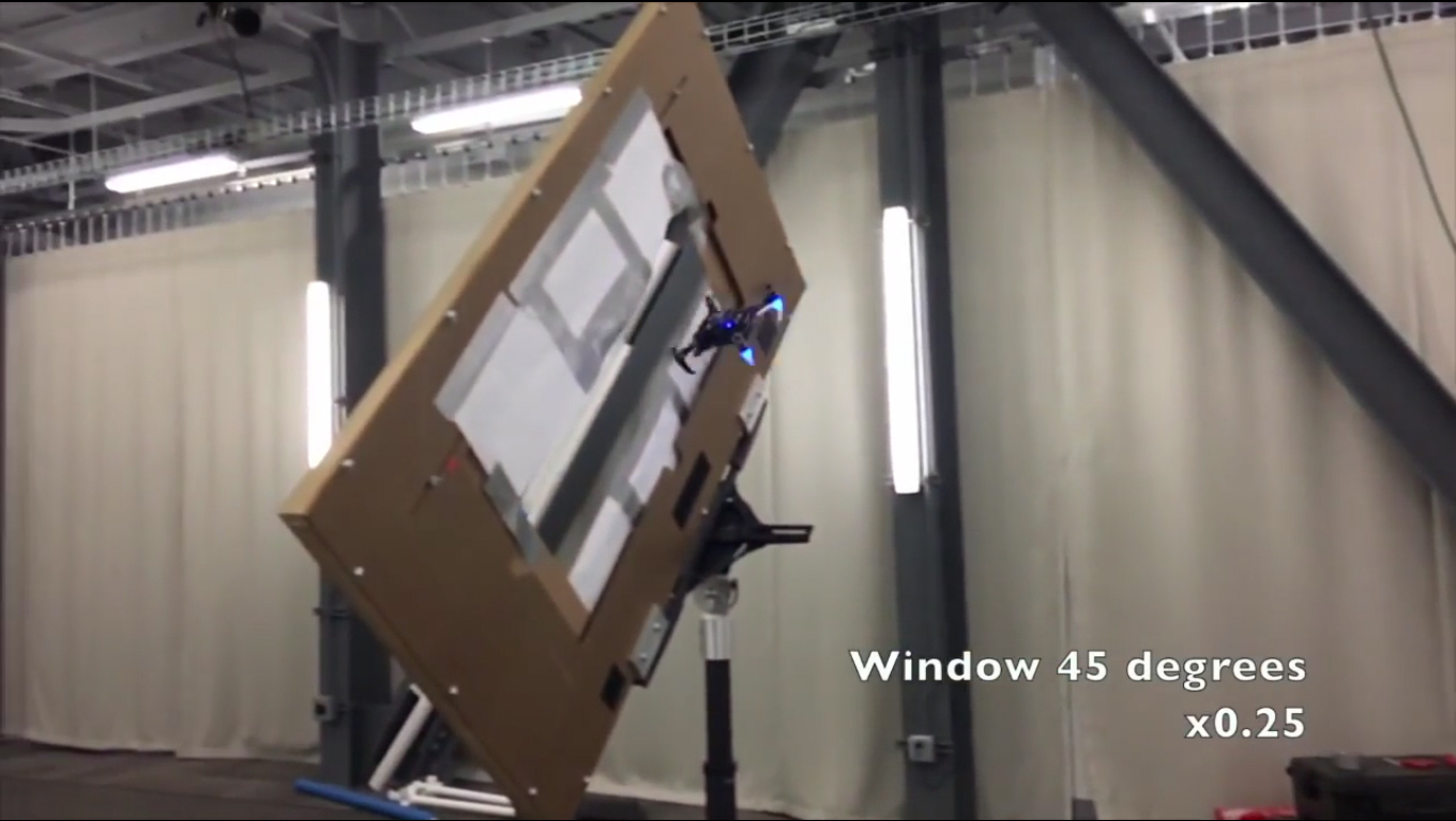 Watch This Drone Slip Through A Narrow Window