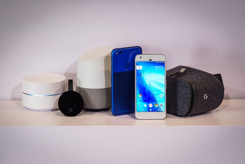 Hands-On With The Google Pixel, Daydream View, And Home