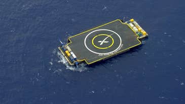After Successful Launch, SpaceX Rocket Lands On Drone Ship But Topples Over