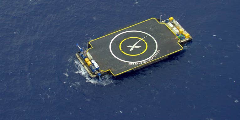 After Successful Launch, SpaceX Rocket Lands On Drone Ship But Topples Over