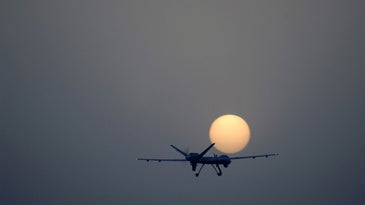 Reaper Over Joint Base Balad In Iraq