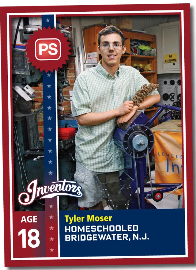 Poster of young inventor Tyler Moser